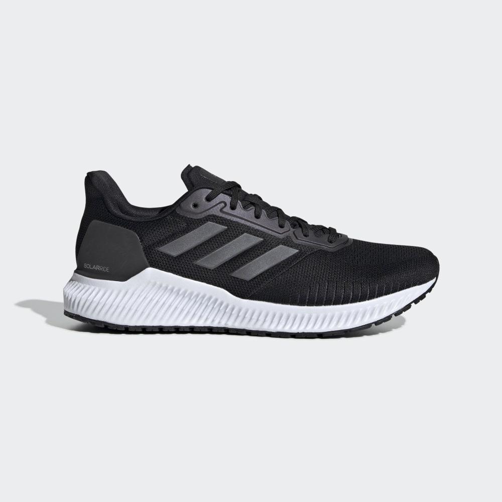 Adidas Men's Solar Ride Walking Shoes Black/Metal/White Ireland EF1426